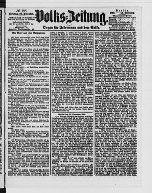 Volks-Zeitung vom 20.12.1864