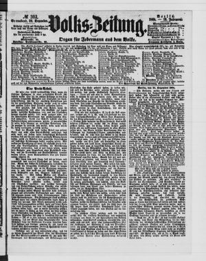 Volks-Zeitung vom 24.12.1864