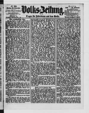 Volks-Zeitung vom 30.12.1864