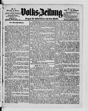 Volks-Zeitung on Jan 3, 1865