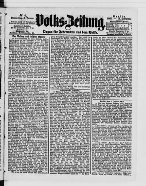 Volks-Zeitung vom 05.01.1865