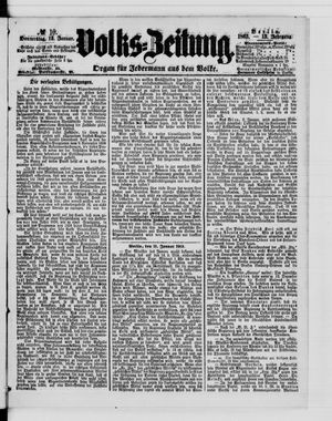 Volks-Zeitung on Jan 12, 1865