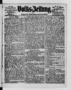 Volks-Zeitung vom 24.01.1865