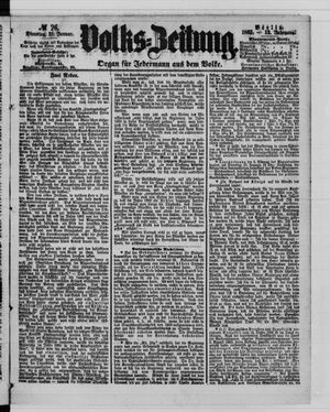 Volks-Zeitung vom 31.01.1865