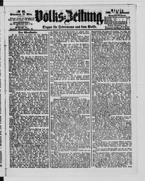 Volks-Zeitung vom 18.03.1865
