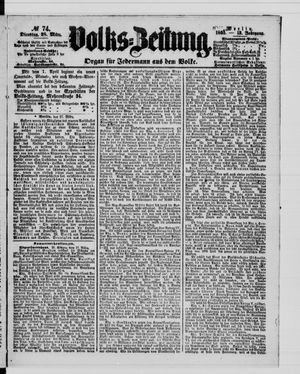 Volks-Zeitung on Mar 28, 1865