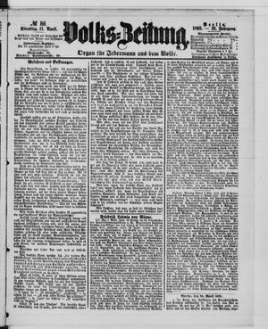 Volks-Zeitung on Apr 11, 1865