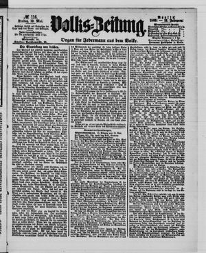 Volks-Zeitung vom 19.05.1865