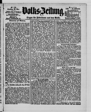 Volks-Zeitung vom 23.05.1865