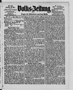 Volks-Zeitung vom 30.05.1865