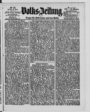 Volks-Zeitung vom 02.06.1865