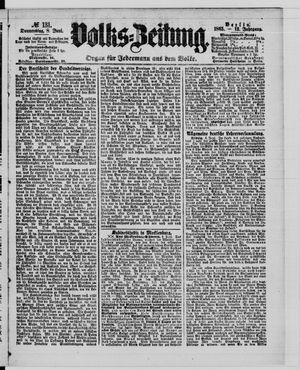 Volks-Zeitung vom 08.06.1865