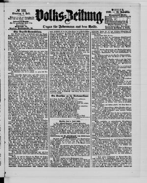 Volks-Zeitung on Jul 4, 1865