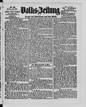 Volks-Zeitung on Jul 21, 1865