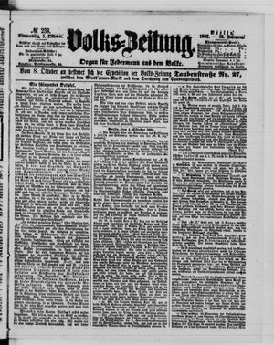 Volks-Zeitung vom 05.10.1865