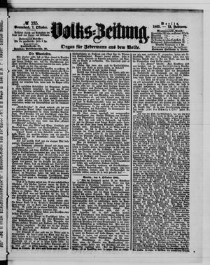 Volks-Zeitung vom 07.10.1865