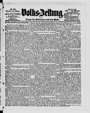 Volks-Zeitung on Oct 25, 1865