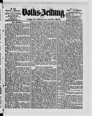 Volks-Zeitung vom 07.11.1865