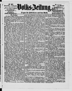 Volks-Zeitung vom 07.12.1865