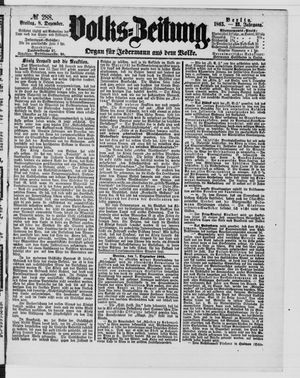 Volks-Zeitung vom 08.12.1865