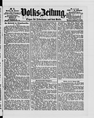 Volks-Zeitung vom 26.01.1866