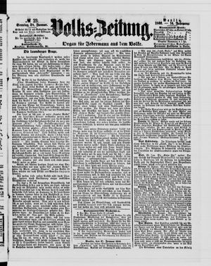 Volks-Zeitung vom 28.01.1866