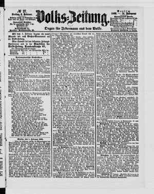 Volks-Zeitung vom 02.02.1866