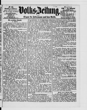 Volks-Zeitung vom 06.02.1866