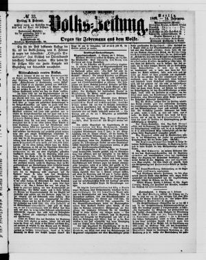 Volks-Zeitung vom 09.02.1866