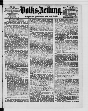 Volks-Zeitung vom 10.02.1866