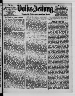 Volks-Zeitung vom 11.03.1866