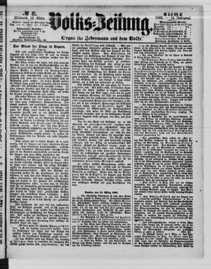 Volks-Zeitung vom 14.03.1866