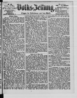 Volks-Zeitung vom 16.03.1866