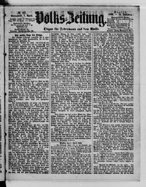 Volks-Zeitung vom 07.04.1866