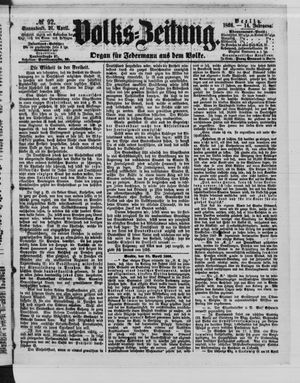 Volks-Zeitung vom 21.04.1866
