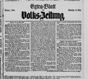 Volks-Zeitung vom 14.05.1866