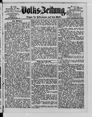 Volks-Zeitung vom 17.05.1866