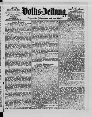 Volks-Zeitung vom 23.05.1866