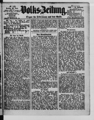 Volks-Zeitung vom 29.06.1866