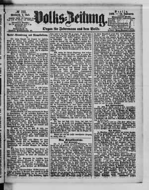 Volks-Zeitung vom 04.07.1866