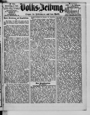 Volks-Zeitung on Jul 5, 1866