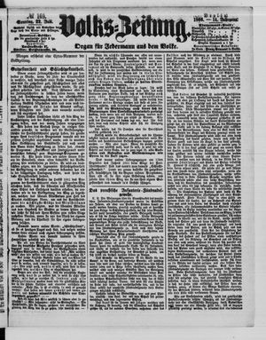 Volks-Zeitung vom 22.07.1866