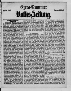 Volks-Zeitung vom 23.07.1866