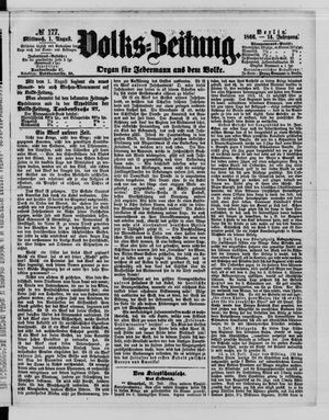 Volks-Zeitung vom 01.08.1866