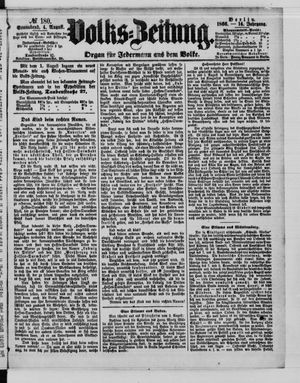 Volks-Zeitung vom 04.08.1866
