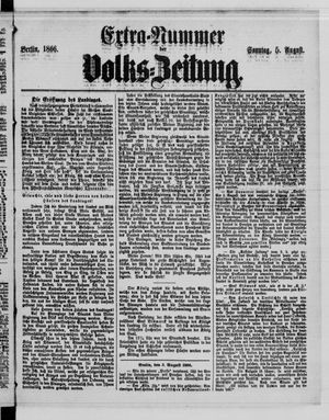Volks-Zeitung on Aug 6, 1866