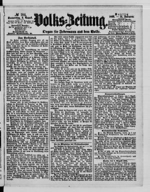 Volks-Zeitung on Aug 9, 1866