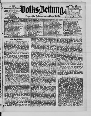 Volks-Zeitung vom 23.08.1866