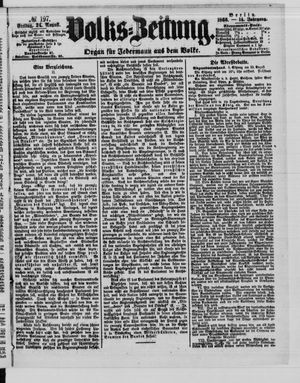 Volks-Zeitung vom 24.08.1866