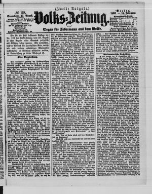 Volks-Zeitung vom 25.08.1866